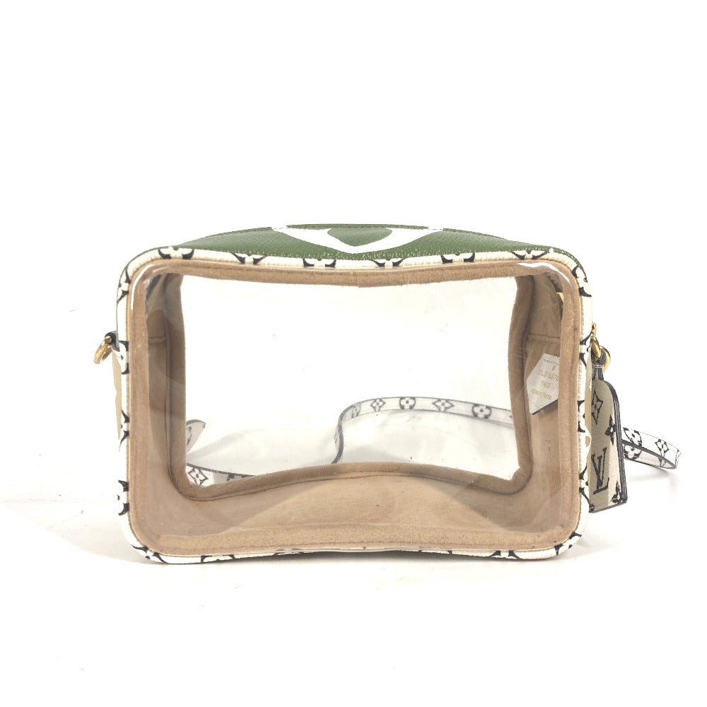 LOUIS VUITTON Shoulder Bag M67610 Monogram Giant Canvas, Plastics khaki Monogram Giant Beach porch Women Used