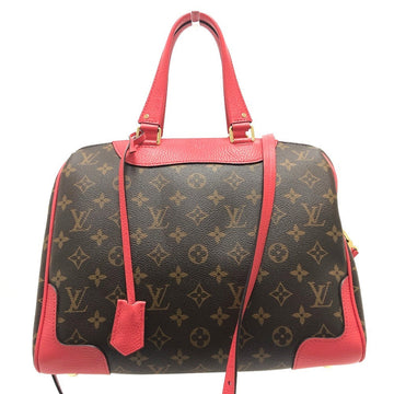 LOUIS VUITTON Handbag M50057 Monogram canvas Brown Retiro PM Women Used