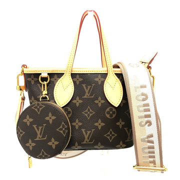 LOUIS VUITTON Handbag M46705 Monogram canvas Brown Tote Shoulder Bag Neverfull BB Women Used