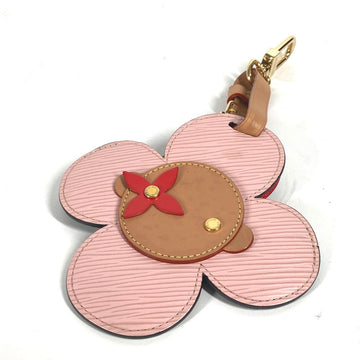 LOUIS VUITTON Name tag M69572 Monogram Canvas, Epi Leather pink Monogram epi Bijoux Sac Tag Vivienne Women Used