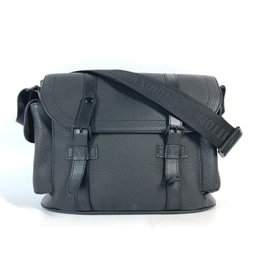 LOUIS VUITTON Shoulder Bag M58476 Taurillon Clemence Leather black Christopher messenger