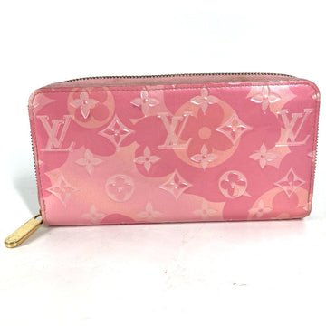 LOUIS VUITTON Long Wallet Purse M80309 Monogram Vernis pink Monogram Vernis Zippy wallet Women Used
