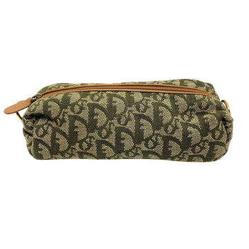 Canvas Pen Case with Iconic Trotter Design by Christian Dior