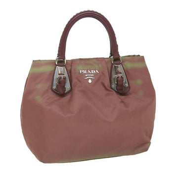 Pink Synthetic Handbag with Practical Style and Charm