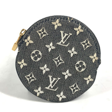 LOUIS VUITTON Coin case M92453 Monogram mini canvas black Monogram mini Porto Moneron Women Used