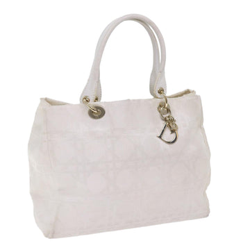 Quilted Canvas Handbag with Iconic Charms and Delicate Stitching