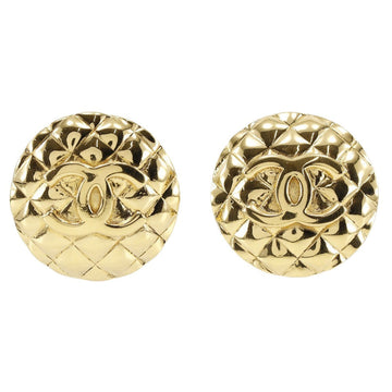 Gold Metal Coco Mark Earring