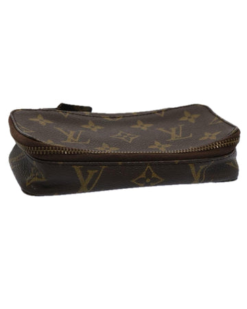 LOUIS VUITTON Pochette Accessoires Monogram Canvas Cosmetic Bag Brown