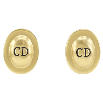 Gold Metal Clip Earrings
