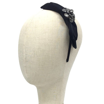 Delicate Metal and Silk Camellia Alice Band