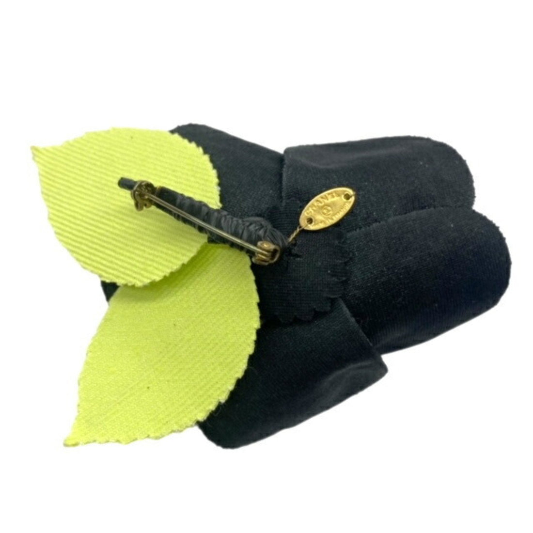 Black Synthetic Camellia Corsage