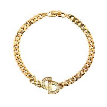 Dior CD logo line stone  g bracelet makeup ladies Dior
