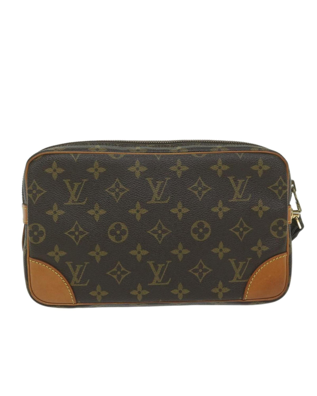 Monogram Canvas Clutch Bag with Dust Bag - French Made