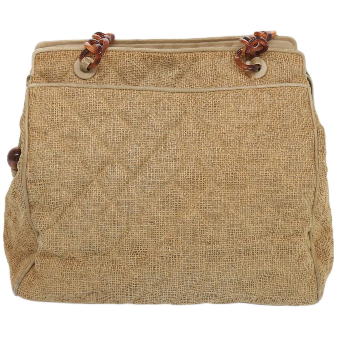 Wooden Brown Handbag with Practical Elegance