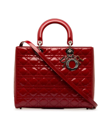 Patent Leather Lady Dior Handbag
