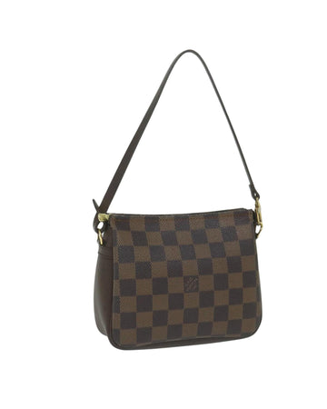 Durable Damier Ebene Canvas Pouch with Accessories Slot