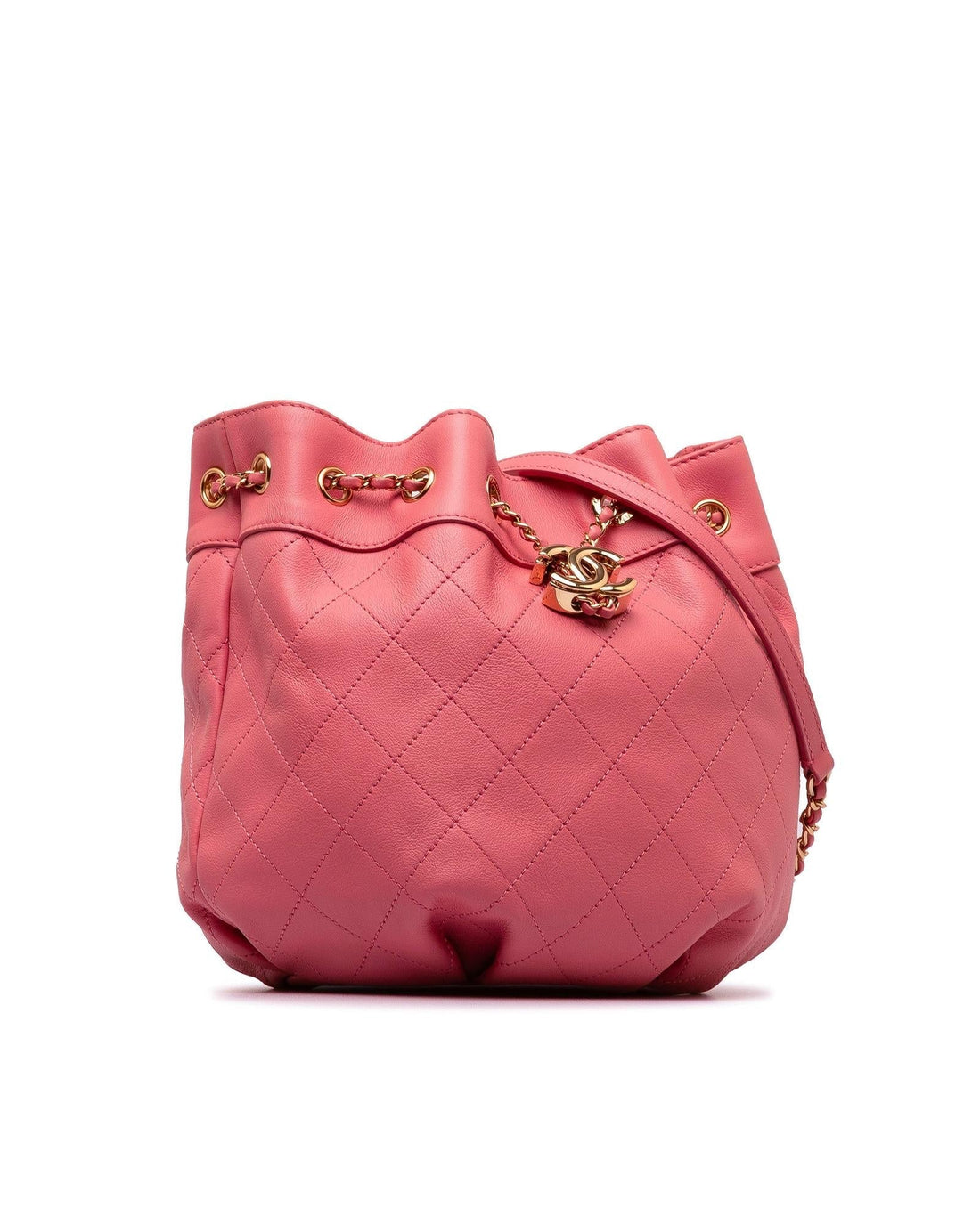Chanel Small 19 Bag in Pink Lambskin Leather