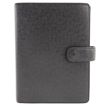 LOUIS VUITTON Notebook cover R20222 Taiga black Agenda MM mens Used
