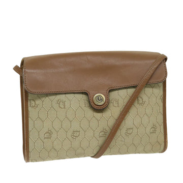 Beige Canvas Shoulder Bag