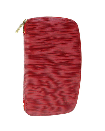 Red Epi Leather Agenda Wallet - French Made LV
