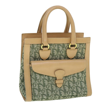 Refined Green Canvas Handbag - AB Condition