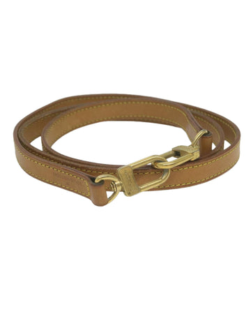 Beige Leather Shoulder Strap - 47.2 inches