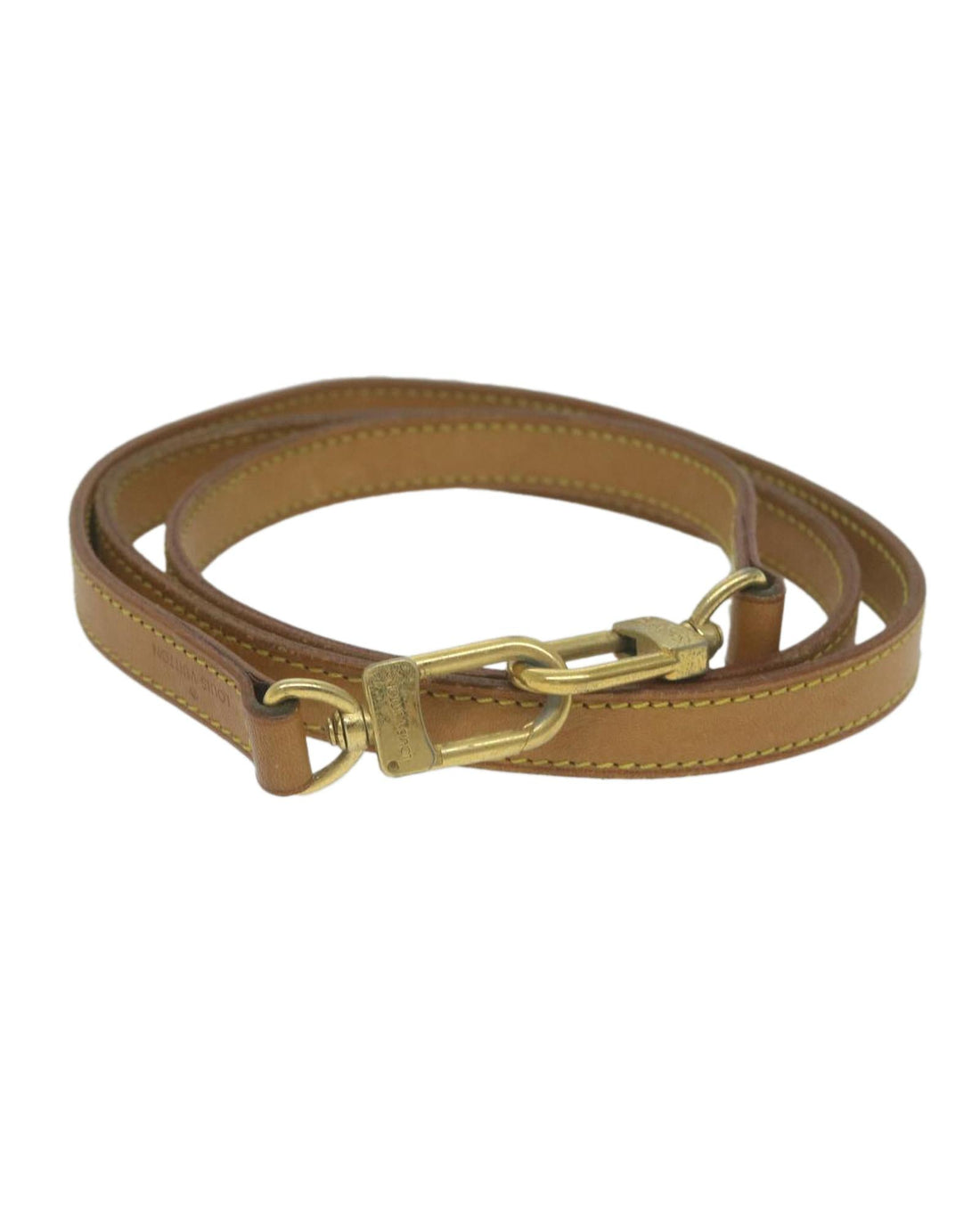 Beige Leather Shoulder Strap - 47.2 inches