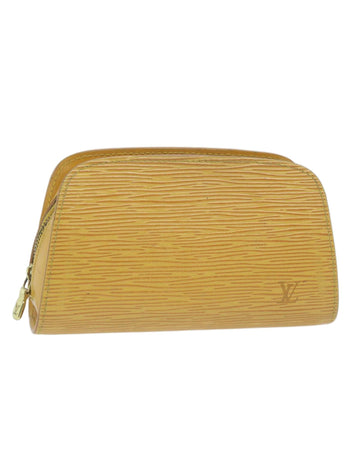 Epi Leather Yellow Pouch - LV