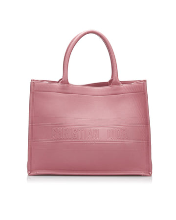 Embossed Leather Tote Bag