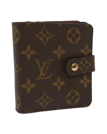 Monogram Compact Zip Wallet with Multiple Compartments