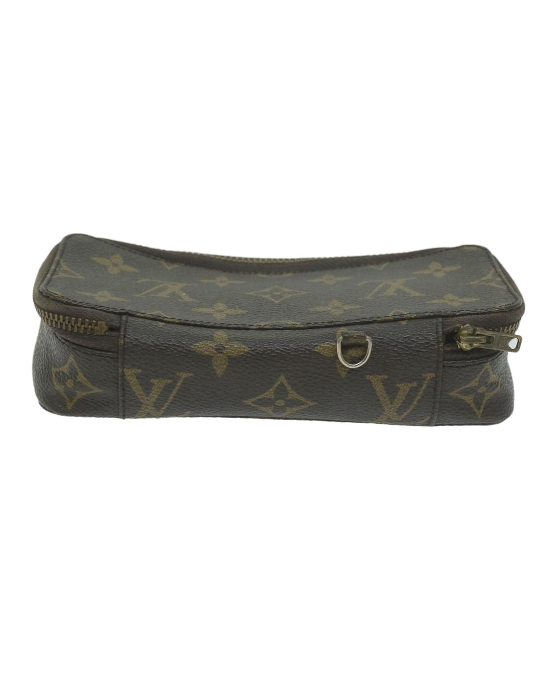 Louis Vuitton Pochette Jewelry Case Monogram Canvas Brown M47516