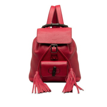 Leather Bamboo Backpack with Captivating Beauty and Practicality