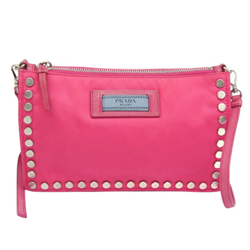 Stylish Pink Tessuto Shoulder Bag by Italian Designer