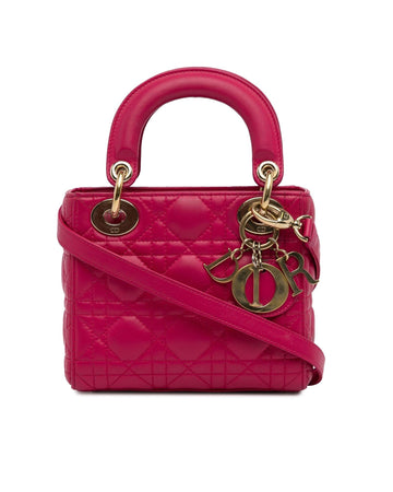 Quilted Lambskin Mini Flap Handbag