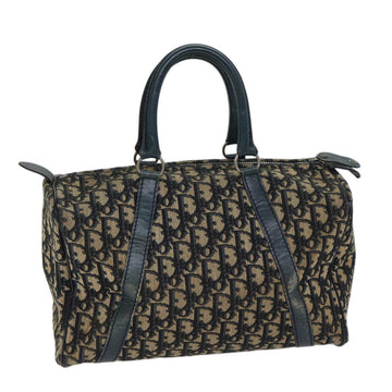 Navy Canvas Trotter Boston Bag by Christian Dior