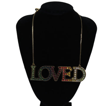 Multicolored Metal Necklace with Dust Bag - Good Condition