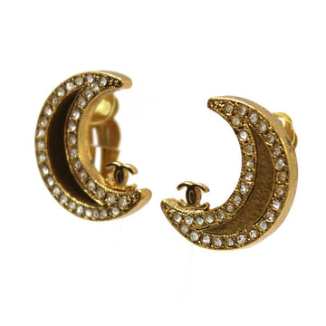 Timeless Gold Coco Mark Clip Earrings by French Designer