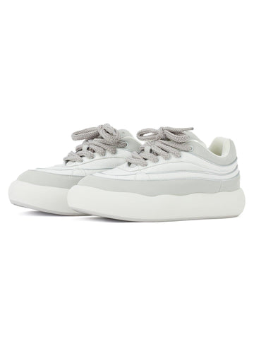 Makersluxe Smiley Face Platform Street Rap Sneakers