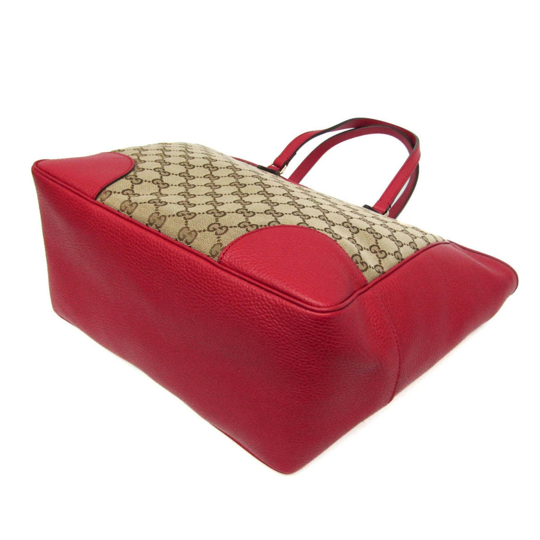 Elegant Beige Canvas Tote Bag with Distinctive Design