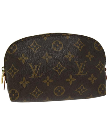 Monogram Canvas Cosmetic Pouch for Essential Storage