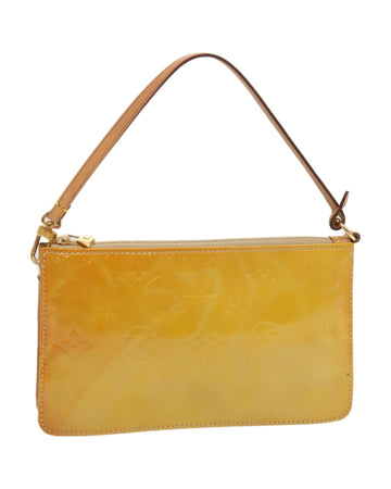 Beige Monogram Vernis Pouch with ity