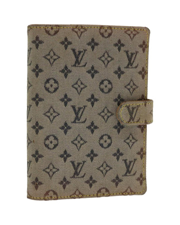 Blue Monogram Mini Agenda PM Day Planner Cover