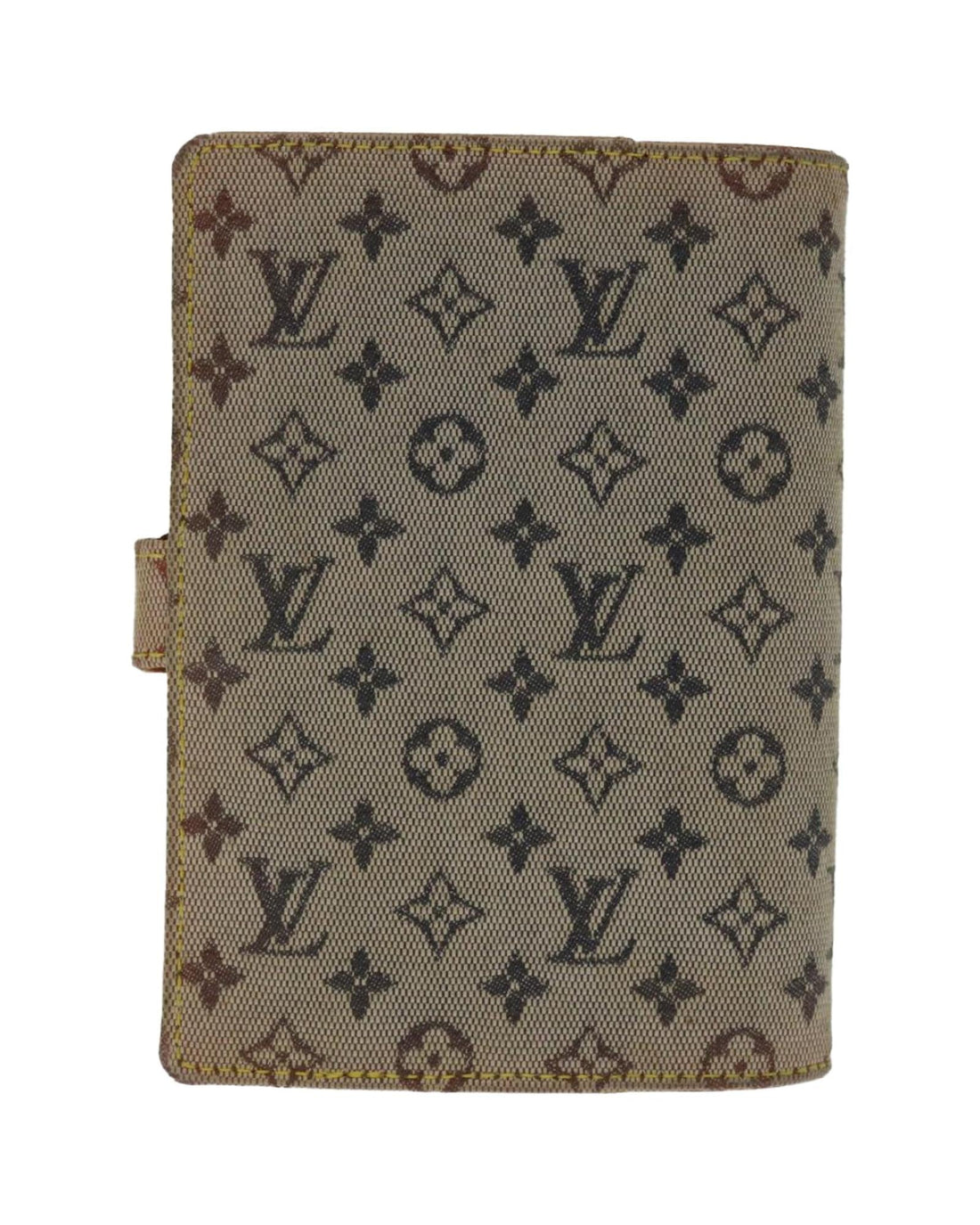 Blue Monogram Mini Agenda PM Day Planner Cover