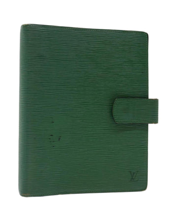 Green Epi Leather Day Planner Cover for Agenda GM by  LV