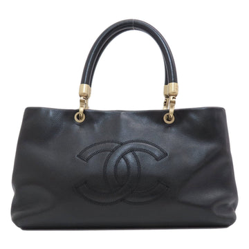 Sophisticated Black Calfskin Tote Bag for Women