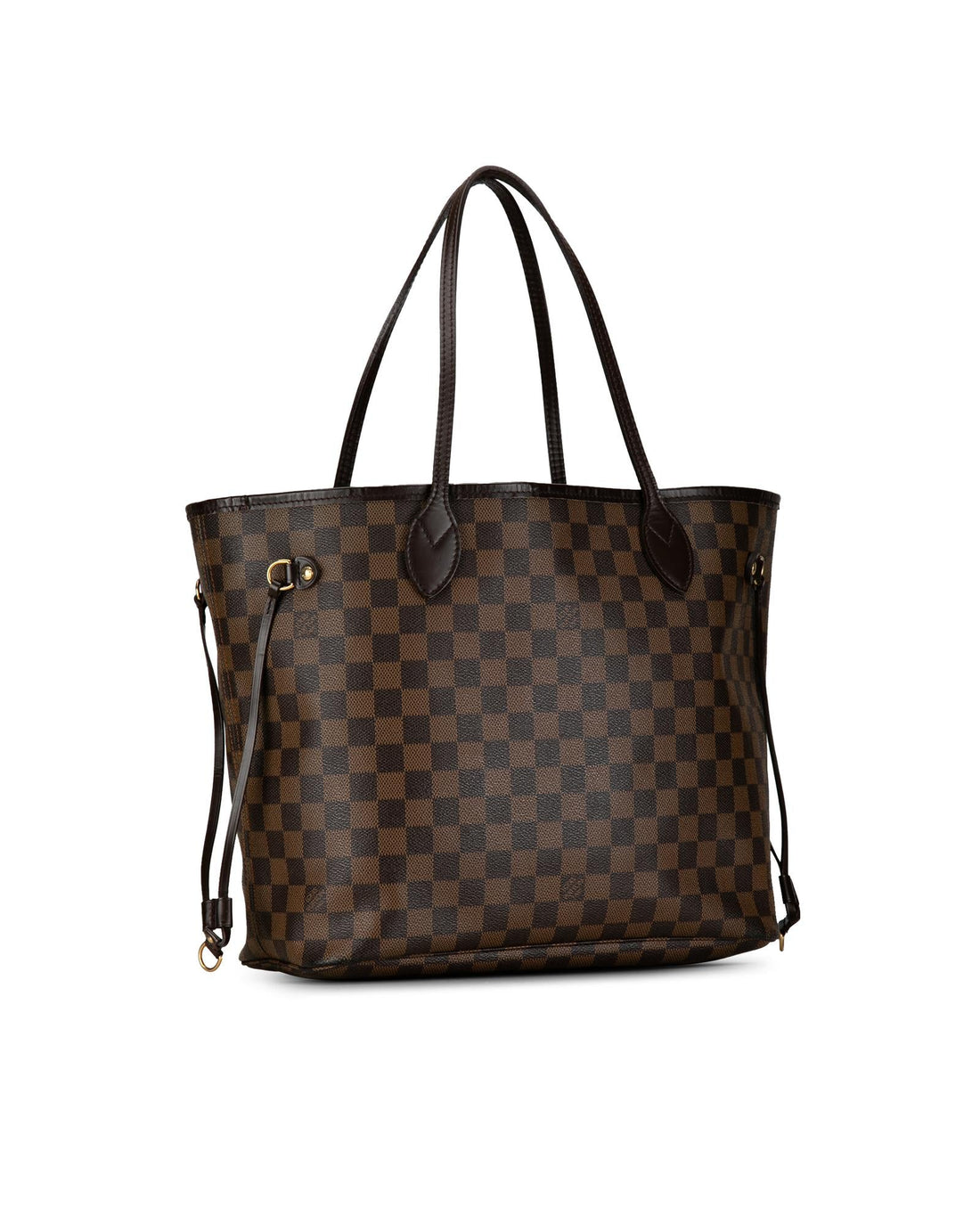 Damier Ebene Canvas Shoulder Tote Bag