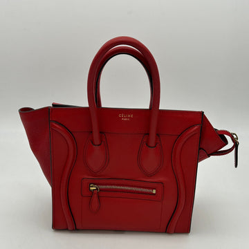 CELINE Leather Luggage Micro LA28858
