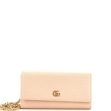 GG Marmont Continental Chain Wallet Leather
