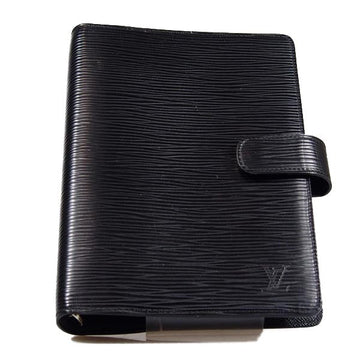 LOUIS VUITTON Notebook cover R20042 Epi Leather Noir Agenda MM Epi System notebook cover unisex(Unisex) Used