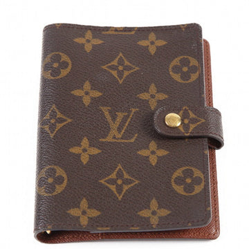 LOUIS VUITTON Notebook cover R20005 Monogram canvas Brown 6-hole notebook cover Monogram Agenda PM unisex(Unisex) Used